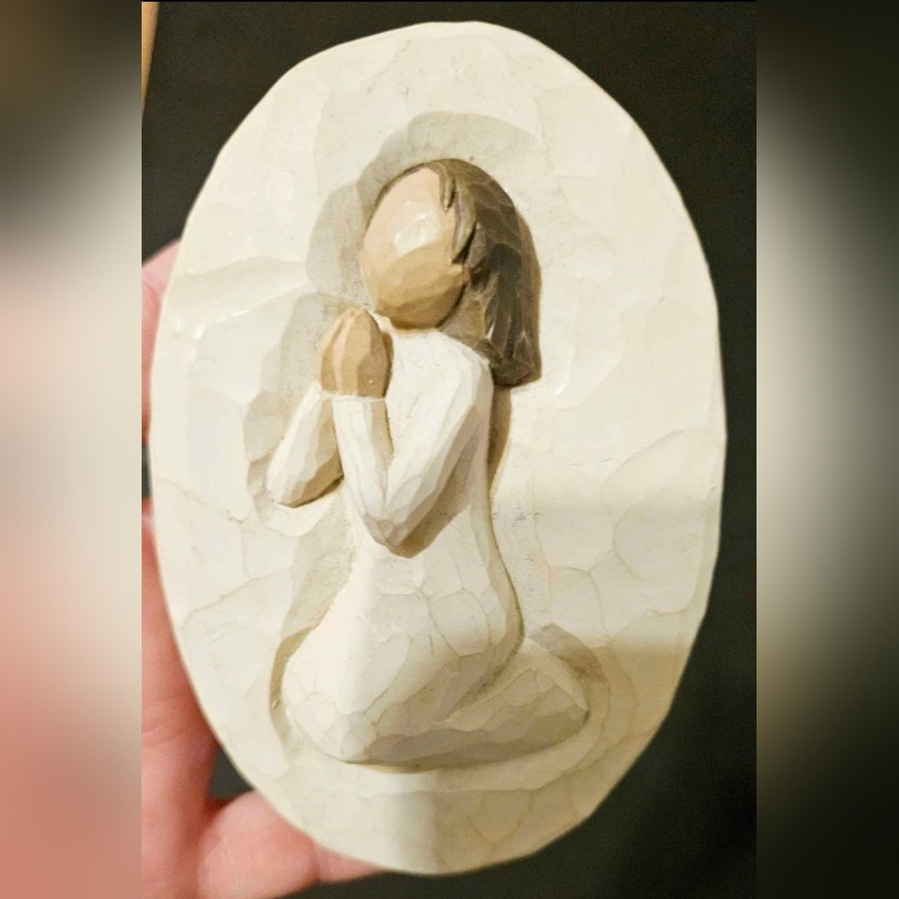 Willow Tree 4" Angel of Prayer Lid Only of Trinket Box